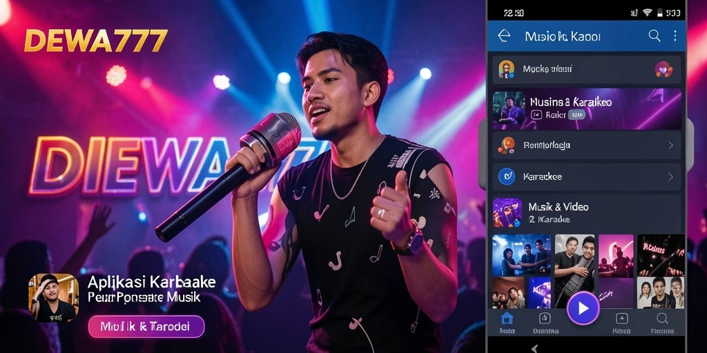 Antarmuka DEWA777 yang intuitif untuk pengalaman karaoke yang menyenankan.