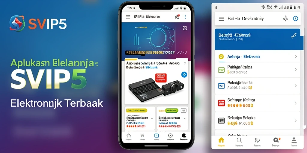 Antarmuka pengguna aplikasi SVIP5 yang intuitif dan responsif.
